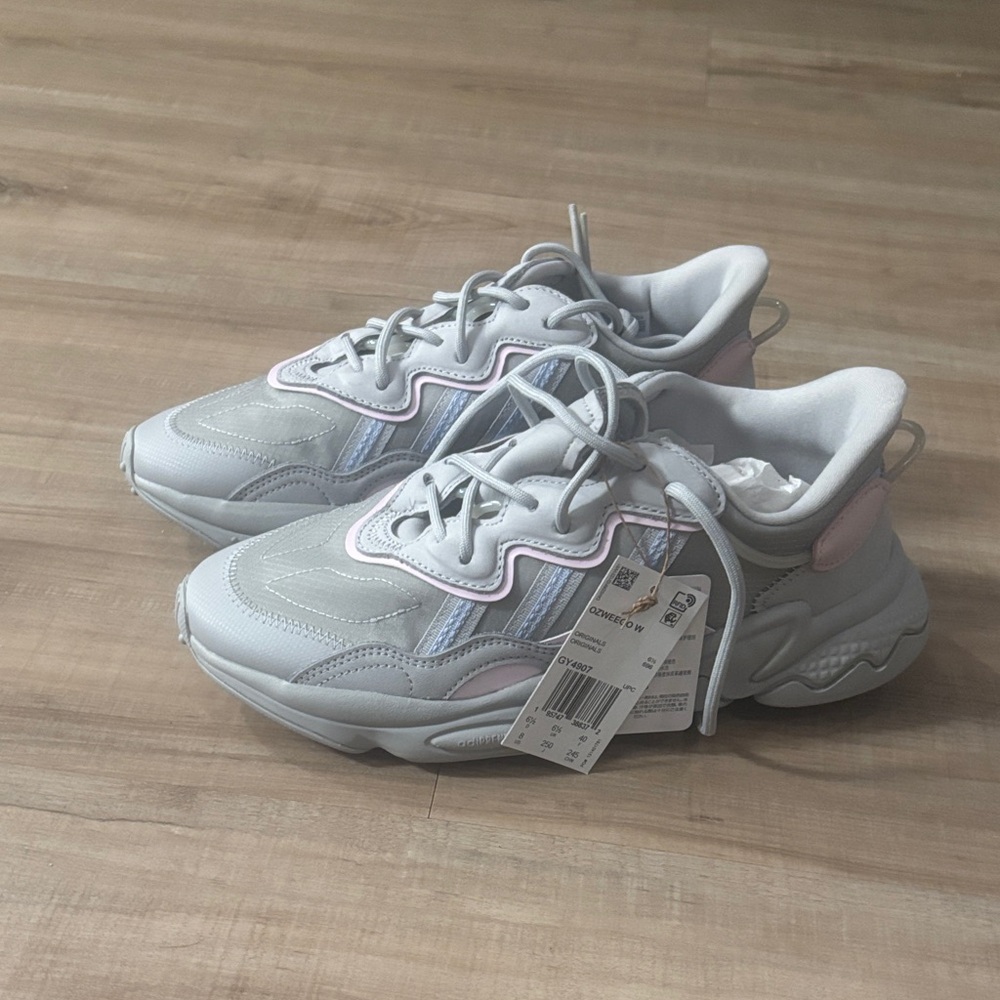 adidas Women's Athletic Shoes - Gray and Pink
